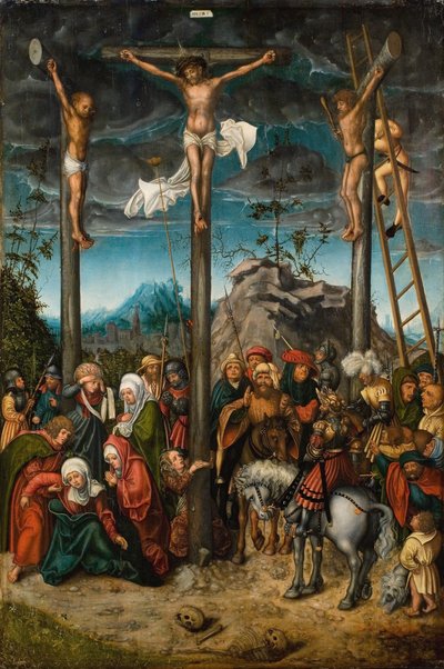 La Crocifissione da Lucas Cranach d.Æ.