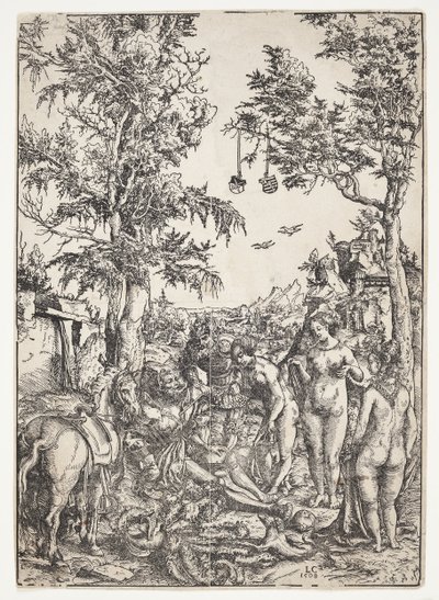 Il Giudizio di Paride da Lucas Cranach d.Æ.