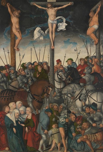 La Crocifissione, 1538 da Lucas Cranach the Elder