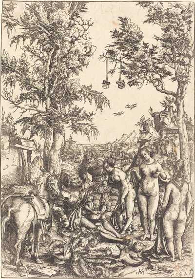 Il giudizio di Paride da Lucas Cranach the Elder