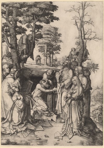 La Resurrezione di Lazzaro da Lucas van Leyden