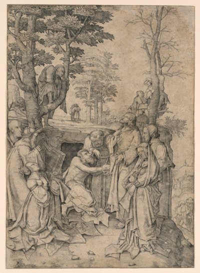 La resurrezione di Lazzaro da Lucas van Leyden