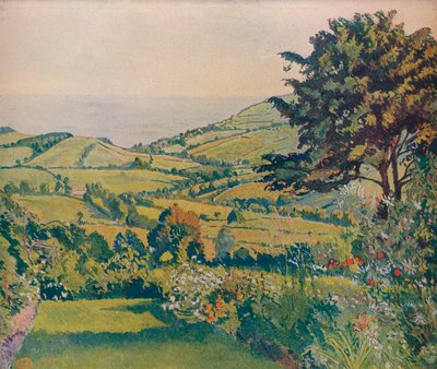 Vista sul mare, Fishponds, 1915, c1932 da Lucien Pissarro