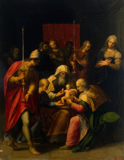 La circoncisione, ca 1590 da Luis de Carvajal