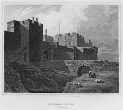 Castello di Carlisle, Cumberland da Luke (after) Clennell