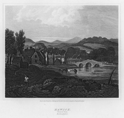 Hawick, Vista Generale, Roxburghshire da Luke (after) Clennell