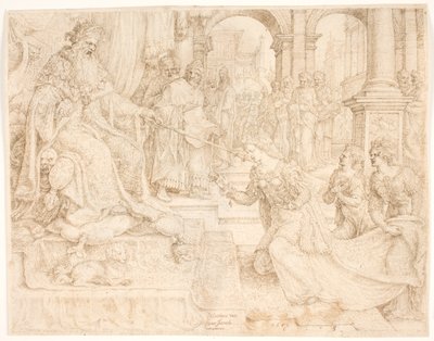 Ester davanti ad Assuero da Maarten van Heemskerck