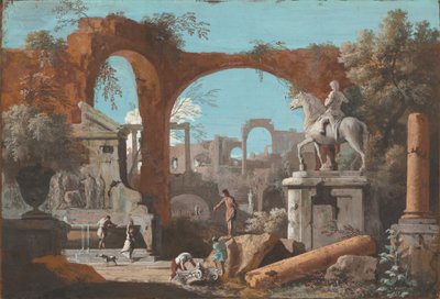 Un Capriccio di Rovine Romane da Marco Ricci