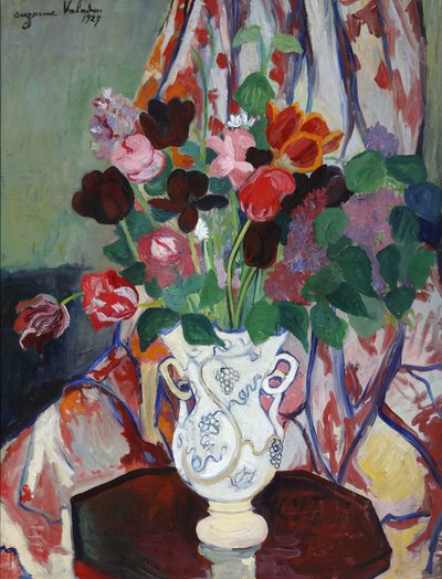 Vaso con Tulipani, 1927 da Marie Clementine (Suzanne) Valadon