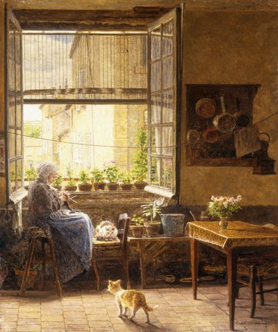 Un pomeriggio tranquillo, 1917 da Marie Francois Firmin Girard