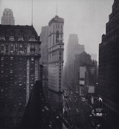 Manhattan: Pioggia su Times Square da Mario Bucovich