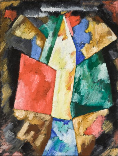 Astrazione; blu, giallo e verde da Marsden Hartley