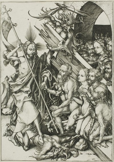 Cristo nel Limbo, dalla Passione da Martin Schongauer