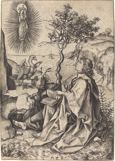 San Giovanni a Patmos da Martin Schongauer