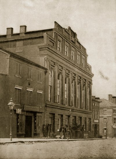 Prigione di Forrest Hall, Washington, D.C., 1861-65 da Mathew B. Brady