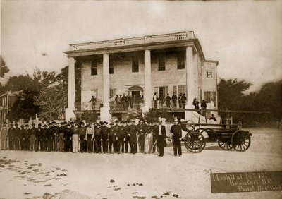 Ospedale n.15, Beaufort, Carolina del Sud, 1864 da Mathew B. Brady