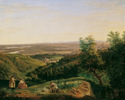 Vista di Vienna dal Krapfenwaldl da Matthias Rudolf Toma