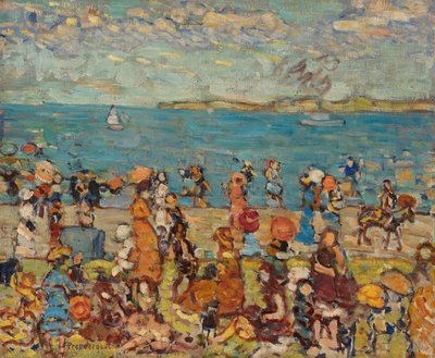 Scena di spiaggia da Maurice Brazil Prendergast