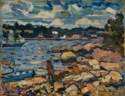 Brooksville, Maine (Fiume e rocce) da Maurice Brazil Prendergast