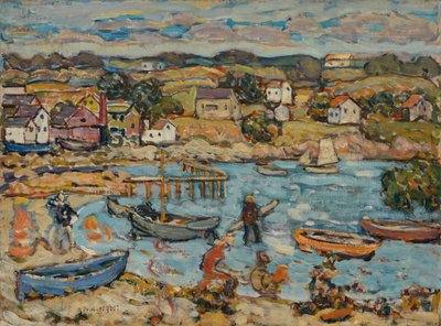 Porto di Marblehead da Maurice Brazil Prendergast