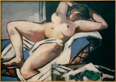 Nudo disteso da Max Beckmann