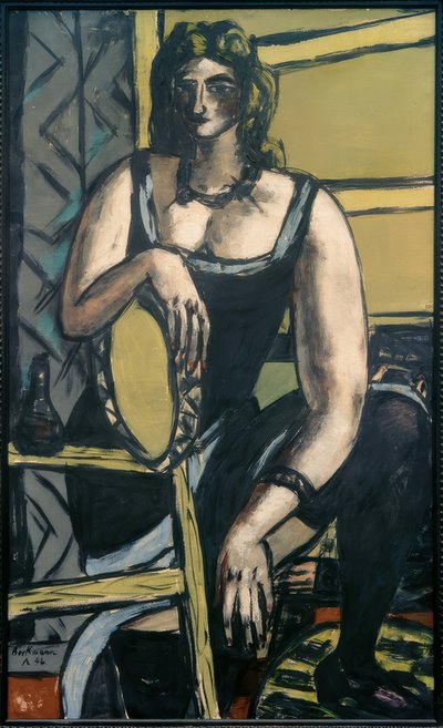 Ballerini con tamburello da Max Beckmann