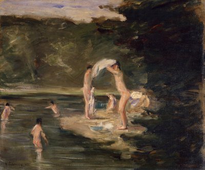 Ragazzi che fanno il bagno da Max Liebermann