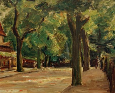 La grande strada del lago a Wannsee da Max Liebermann