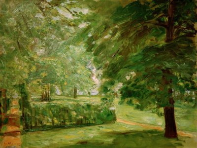 Giardini di siepi a Wannsee verso est da Max Liebermann