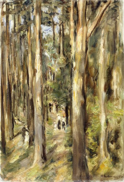 Picnic nel bosco da Max Liebermann