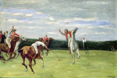 Giocatore di polo nel Jenischpark, Amburgo, 1903 da Max Liebermann