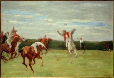 Giocatori di polo nel parco di Jenisch da Max Liebermann