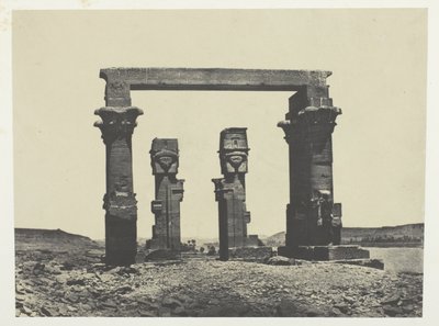 Tempio di Kardassy, Nubia da Maxime Du Camp