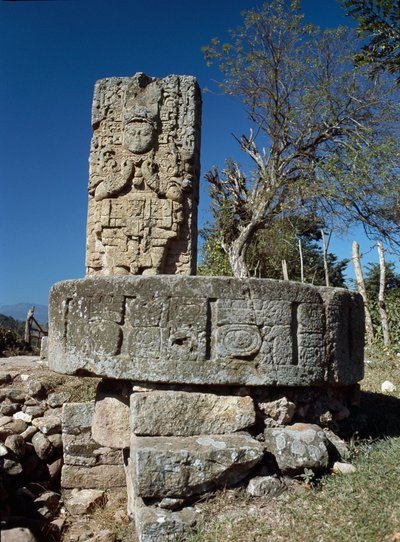 Stele 5, 706 d.C. da Mayan