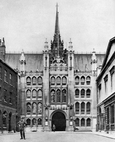 Portale della Guildhall, Londra, 1926-1927 da McLeish