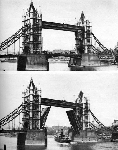 Tower Bridge aperto e chiuso, Londra da McLeish