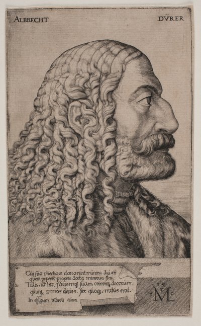 Ritratto di Albrecht Dürer da Melchior Lorck