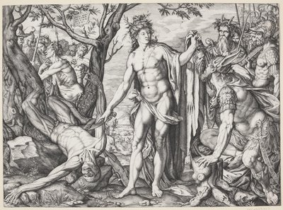 Apollo e Marsia da Melchior Meier