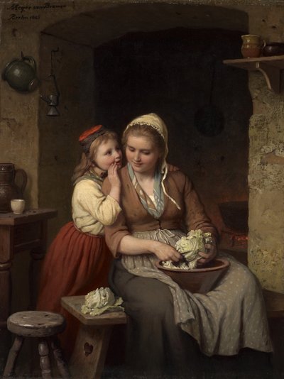 Il segreto, 1885 da Meyer von Bremen