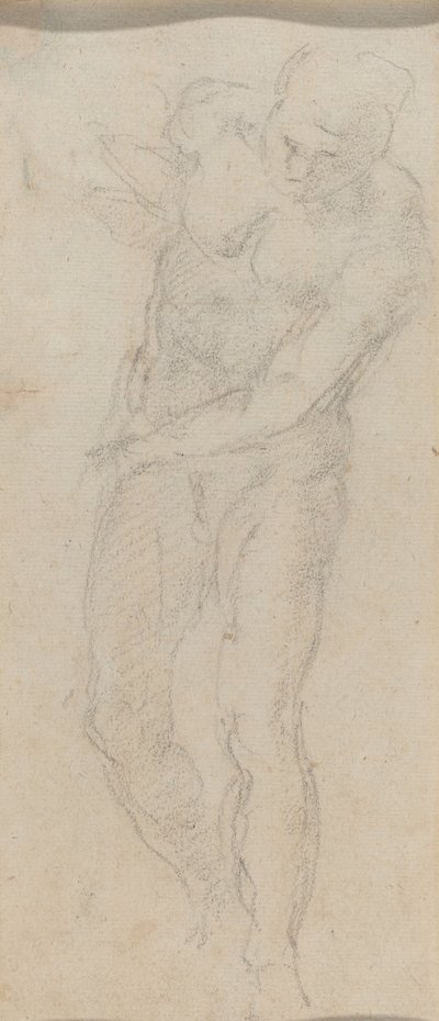 Nudo Maschile (verso) da Michelangelo