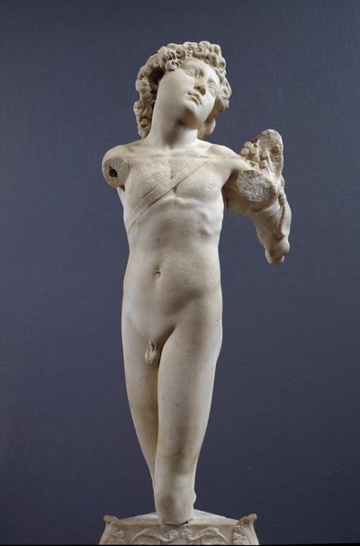 Giovane arciere, c.1490 (marmo) da Michelangelo Buonarroti