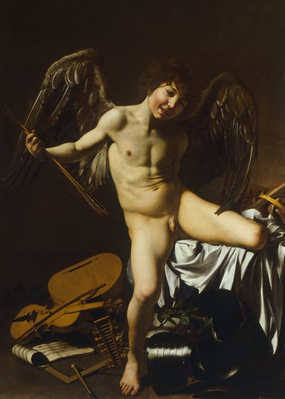 Cupido vittorioso da Michelangelo Merisi da Caravaggio