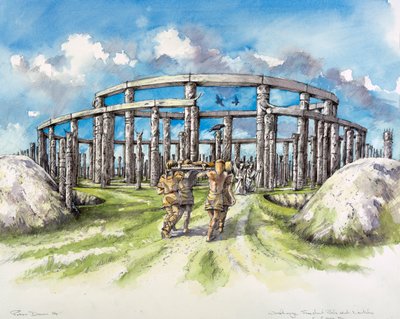 Woodhenge, XXV secolo a.C. da Mike Seaforth