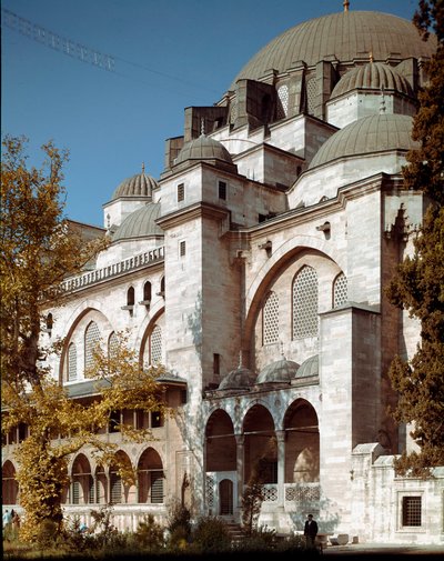 Veduta della moschea di Suleymaniye da Mimar Sinan