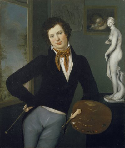 Autoritratto, 1815-1816 da Moritz Daniel Oppenheim