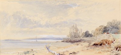 Castello di Barnbogle, Firth of Forth da Myles Birket Foster