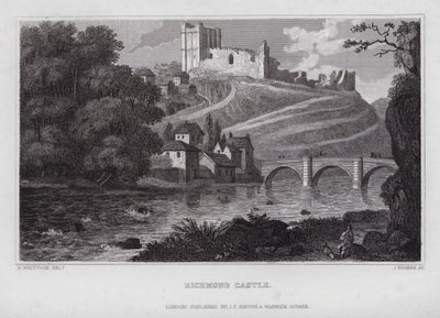 Castello di Richmond da Nathaniel (after) Whittock