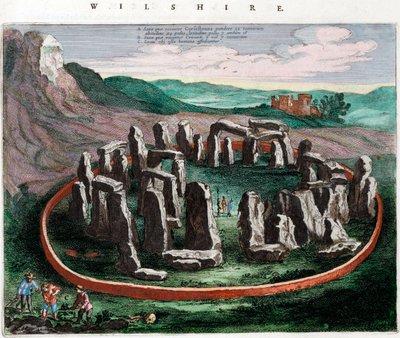 Veduta di Stonehenge da Netherlandish School