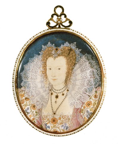 Miniatura di una donna sconosciuta da Nicholas Hilliard