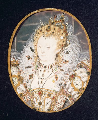 Regina Elisabetta I, c.1595-1600 da Nicholas Hilliard